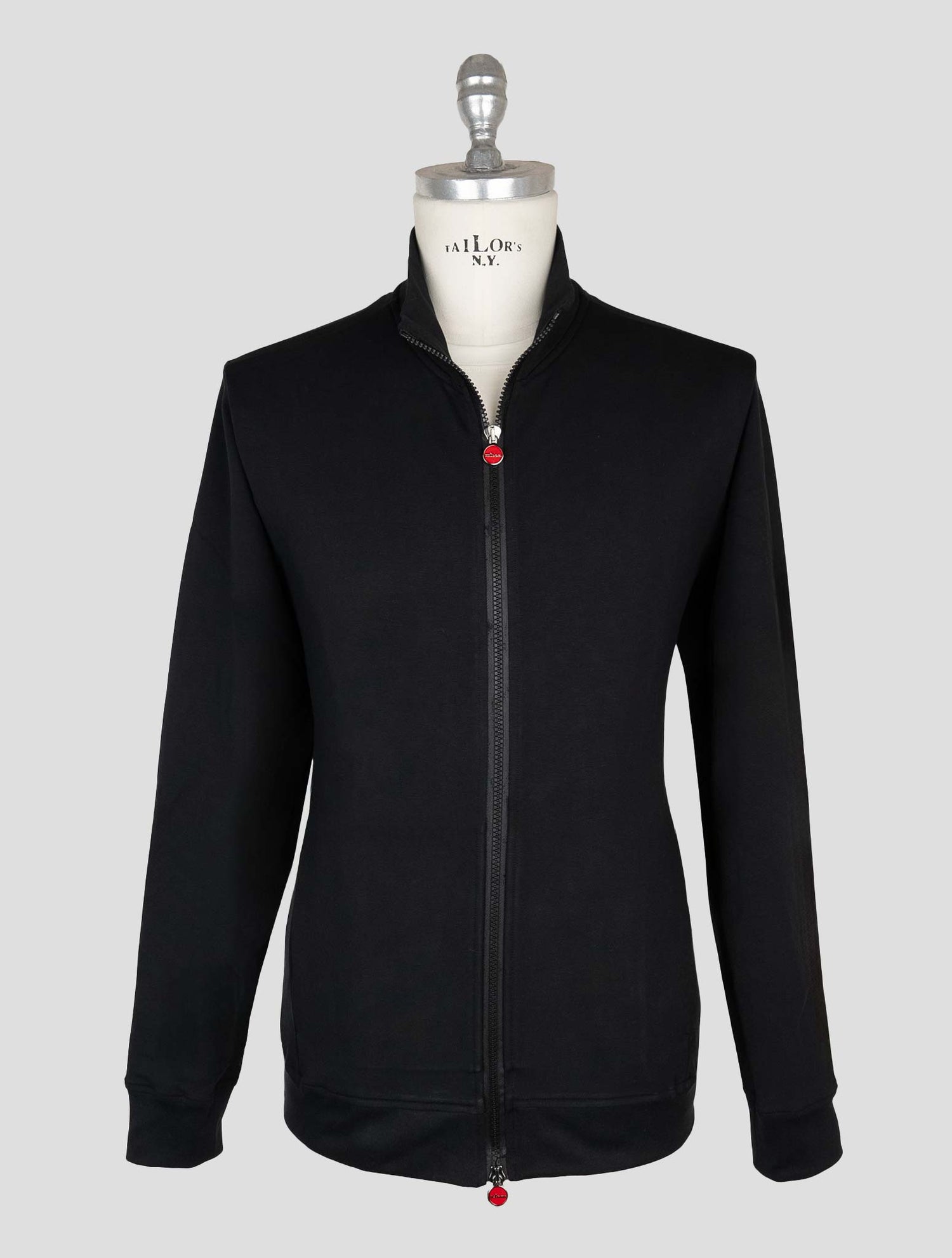 Kiton Black Cotton Ea Coat B-ONE