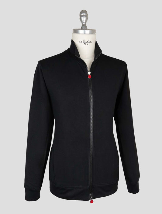 Kiton Black Cotton Ea Coat B-ONE