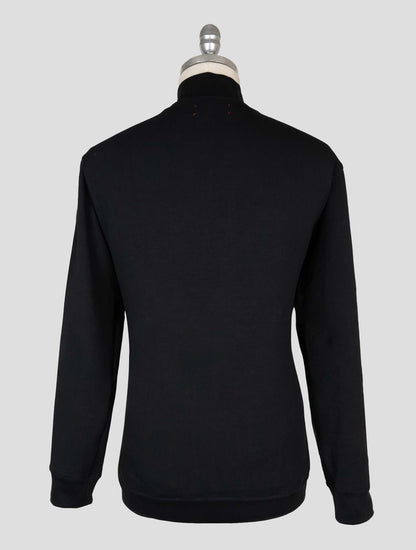 Kiton Black Cotton Ea Coat B-ONE