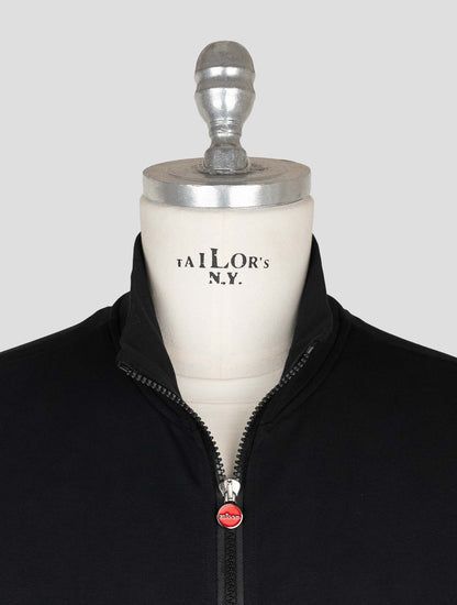 Kiton Black Cotton Ea Coat B-ONE