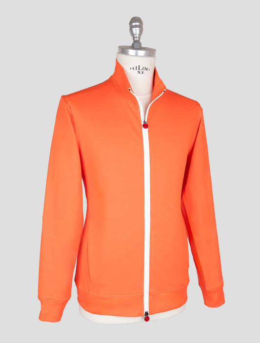 Kiton Orange Cotton Ea Coat B-ONE