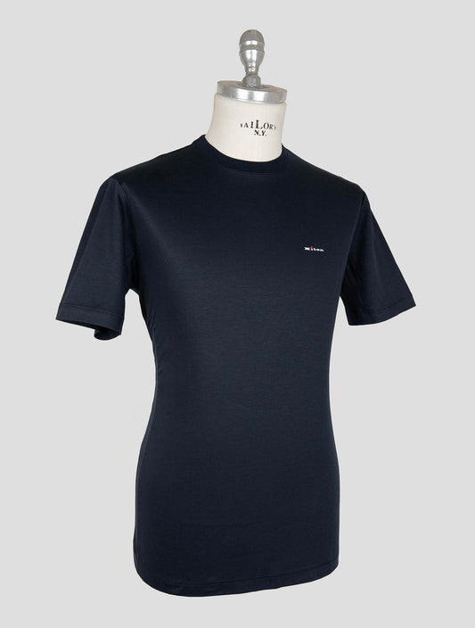 Kiton Blue Navy Cotton T-shirt