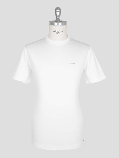 Kiton White Cotton T-shirt