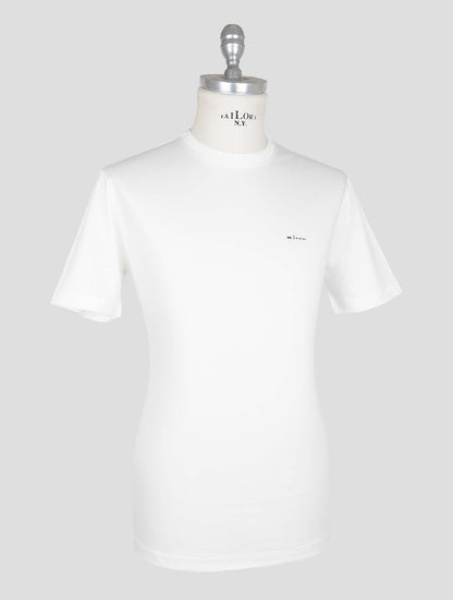 Kiton White Cotton T-shirt
