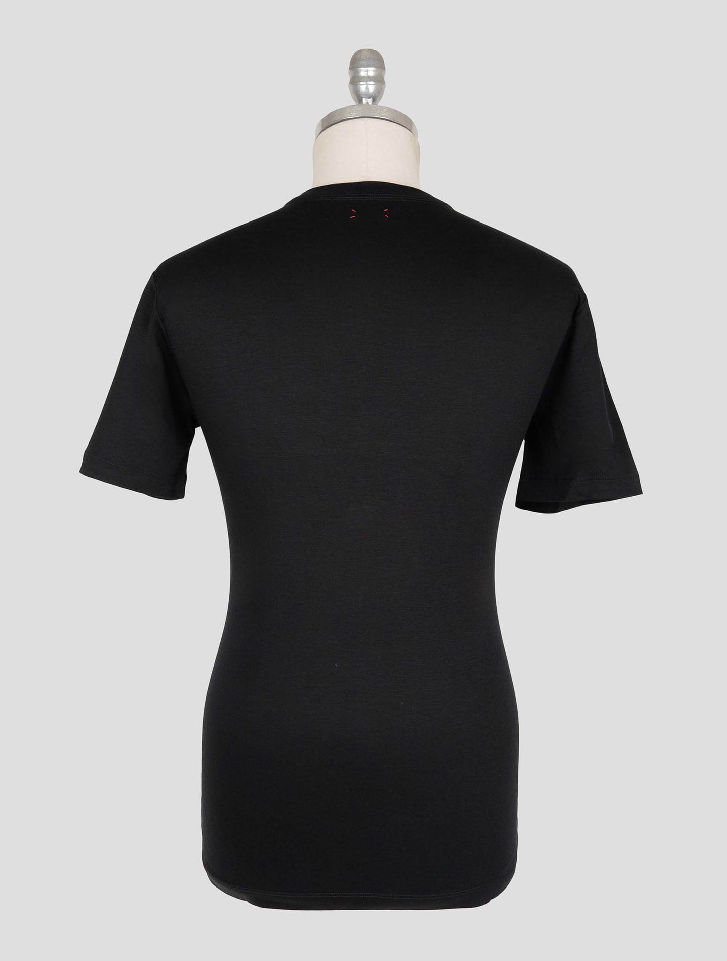 Kiton Black Cotton T-shirt