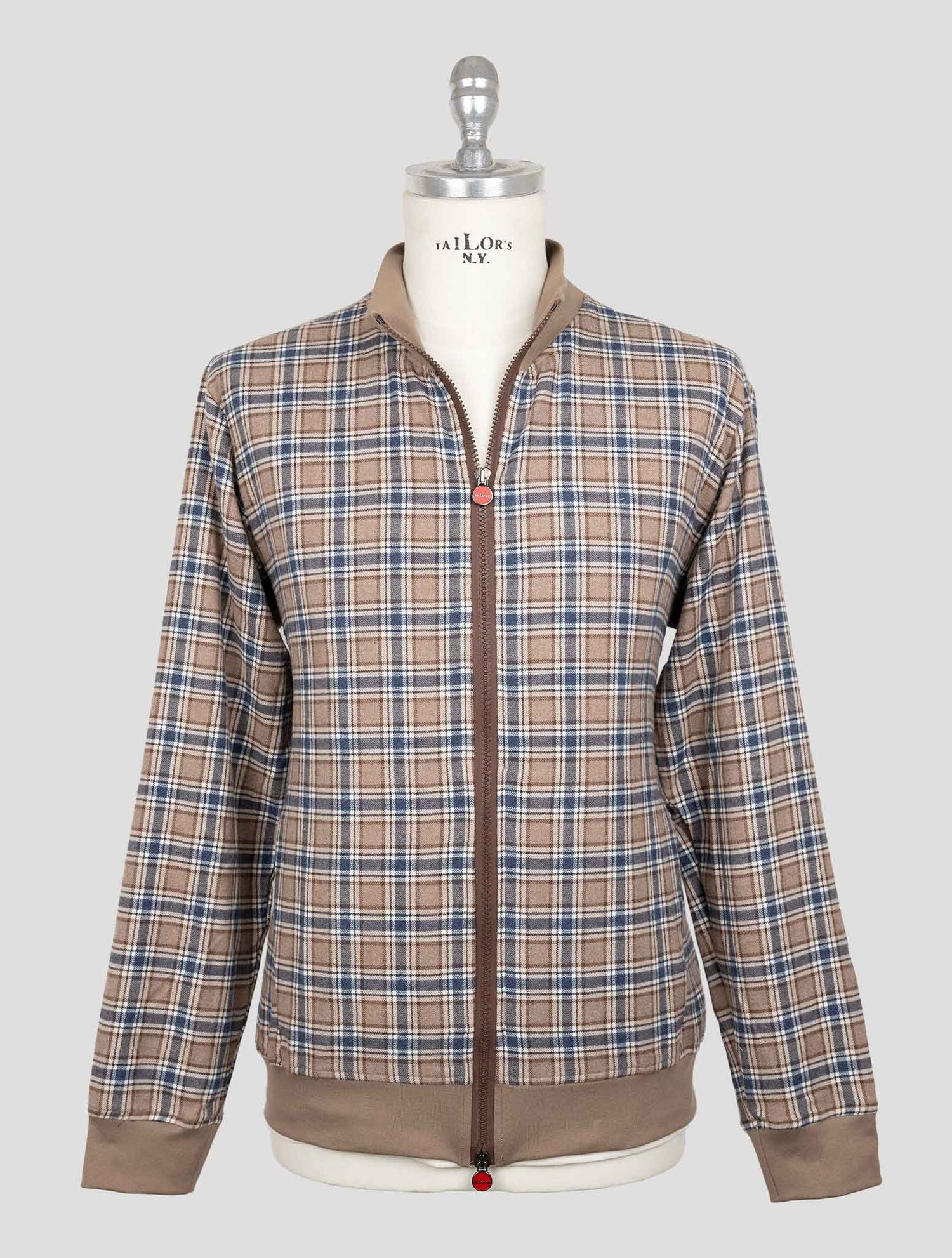 Kiton Multicolor Cotton Ea Coat B-ONE