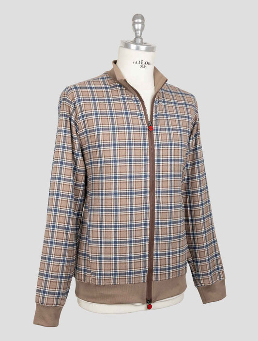 Kiton Multicolor Cotton Ea Coat B-ONE