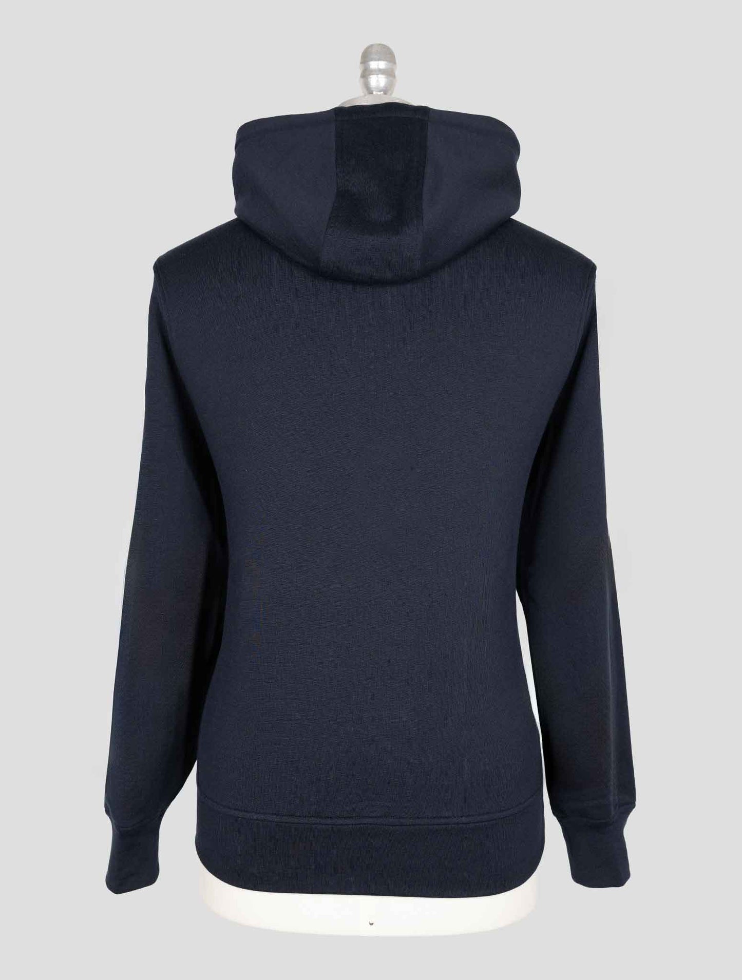 Isaia Blue Cotton Silk Pl Sweater Hoodie