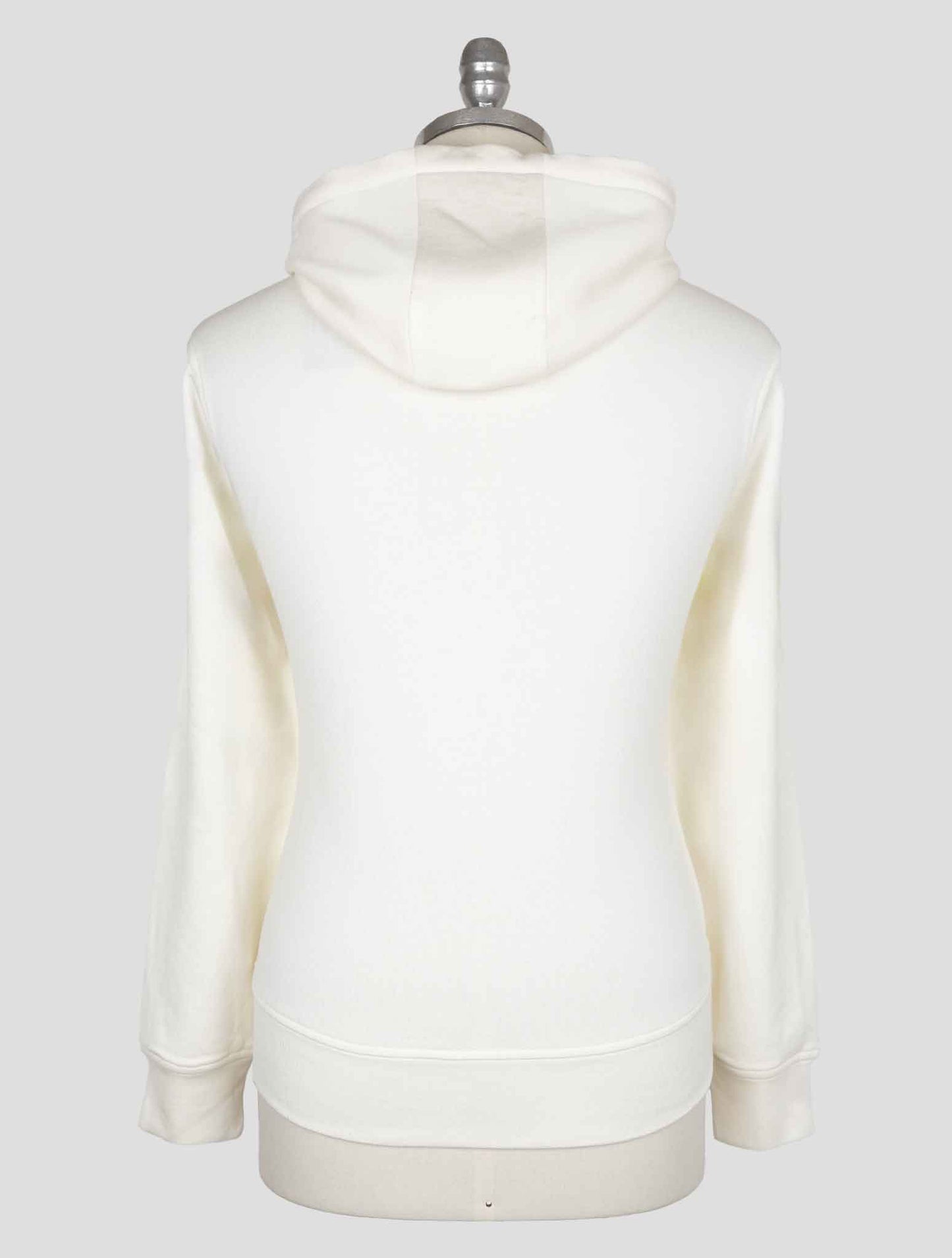 Isaia White Cotton Silk Pl Sweater Hoodie