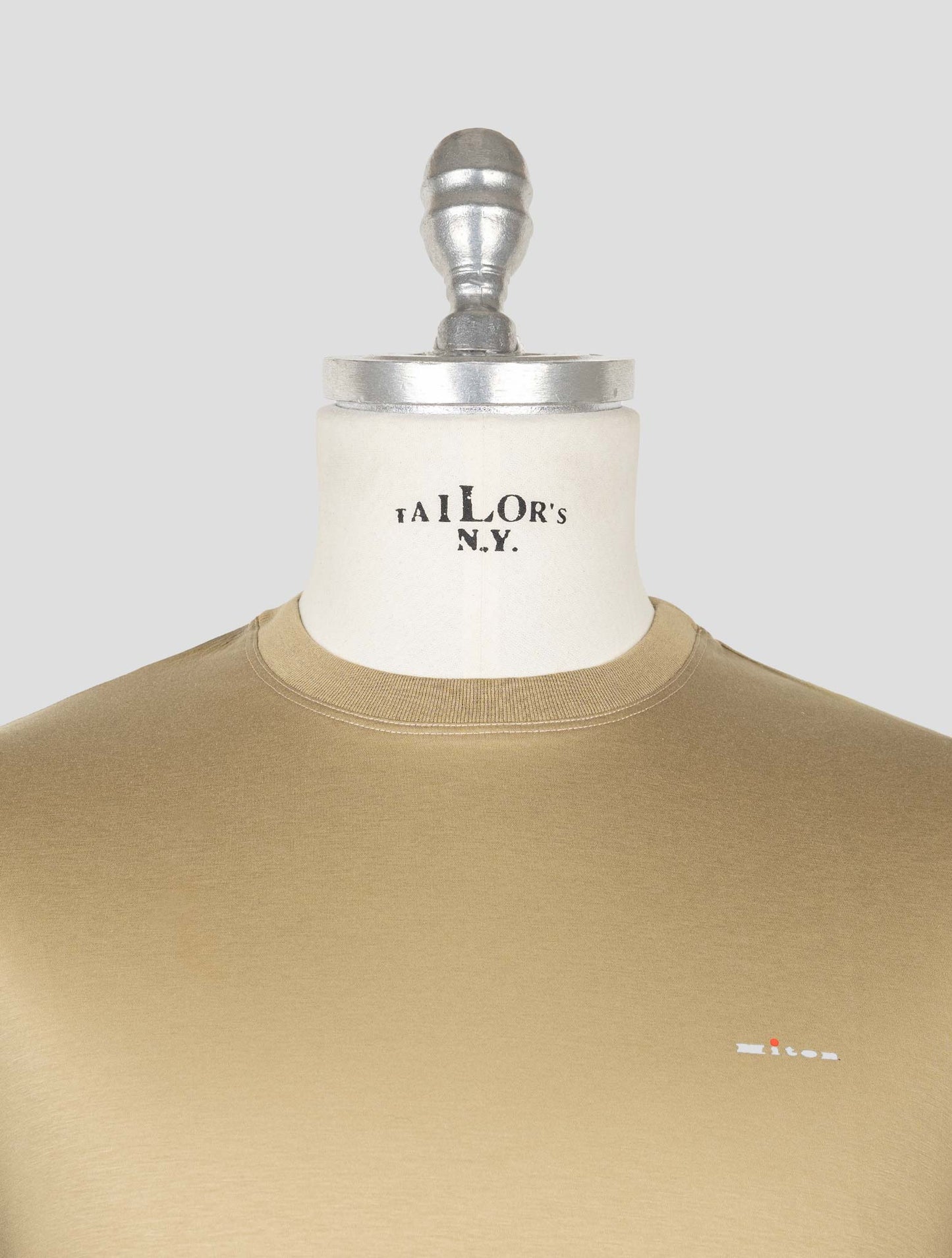 Kiton Green Cotton T-shirt