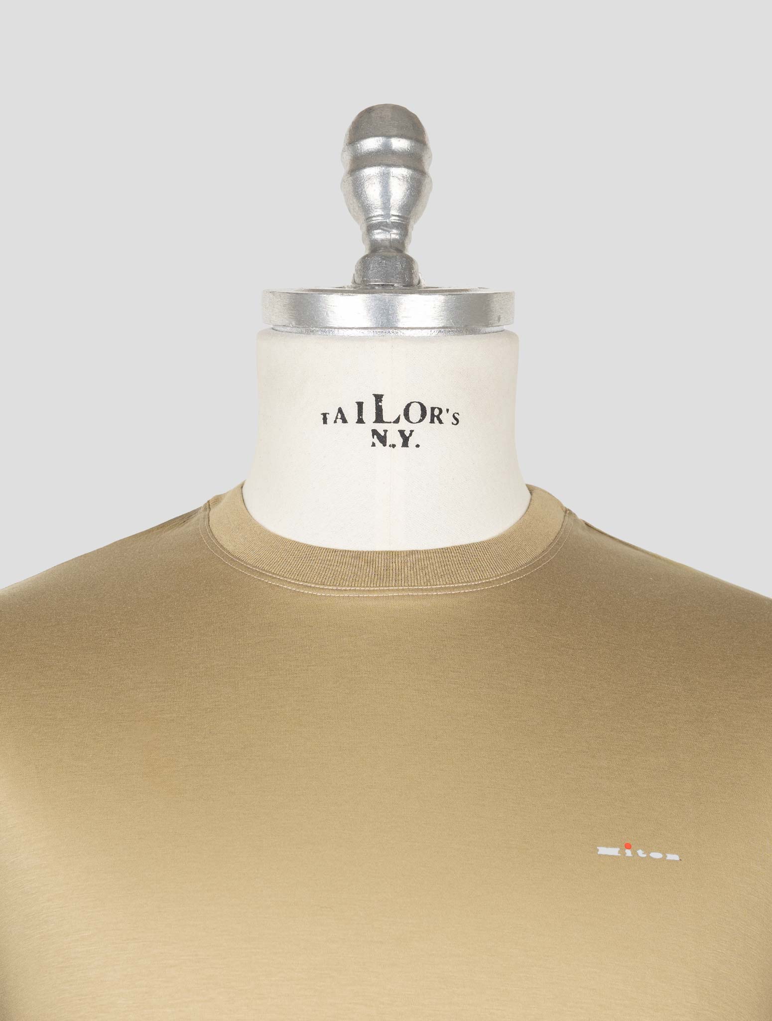 Kiton Green Cotton T-shirt