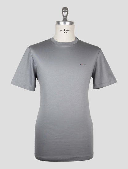 Kiton Gray Cotton T-shirt