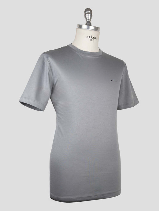 Kiton Gray Cotton T-shirt
