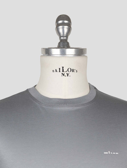 Kiton Gray Cotton T-shirt