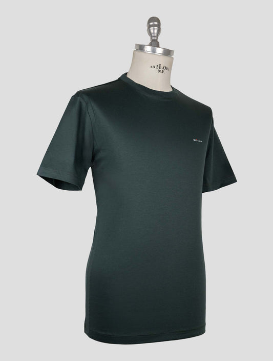 Kiton Green Cotton T-shirt