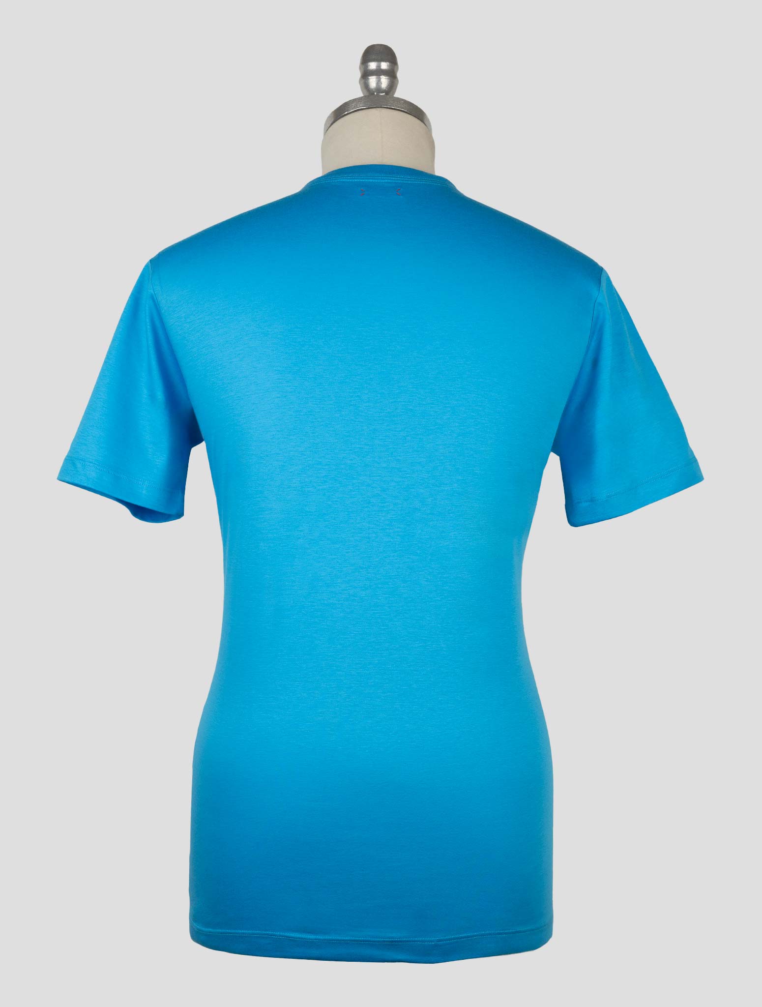 Kiton Light Blue Cotton T-Shirt