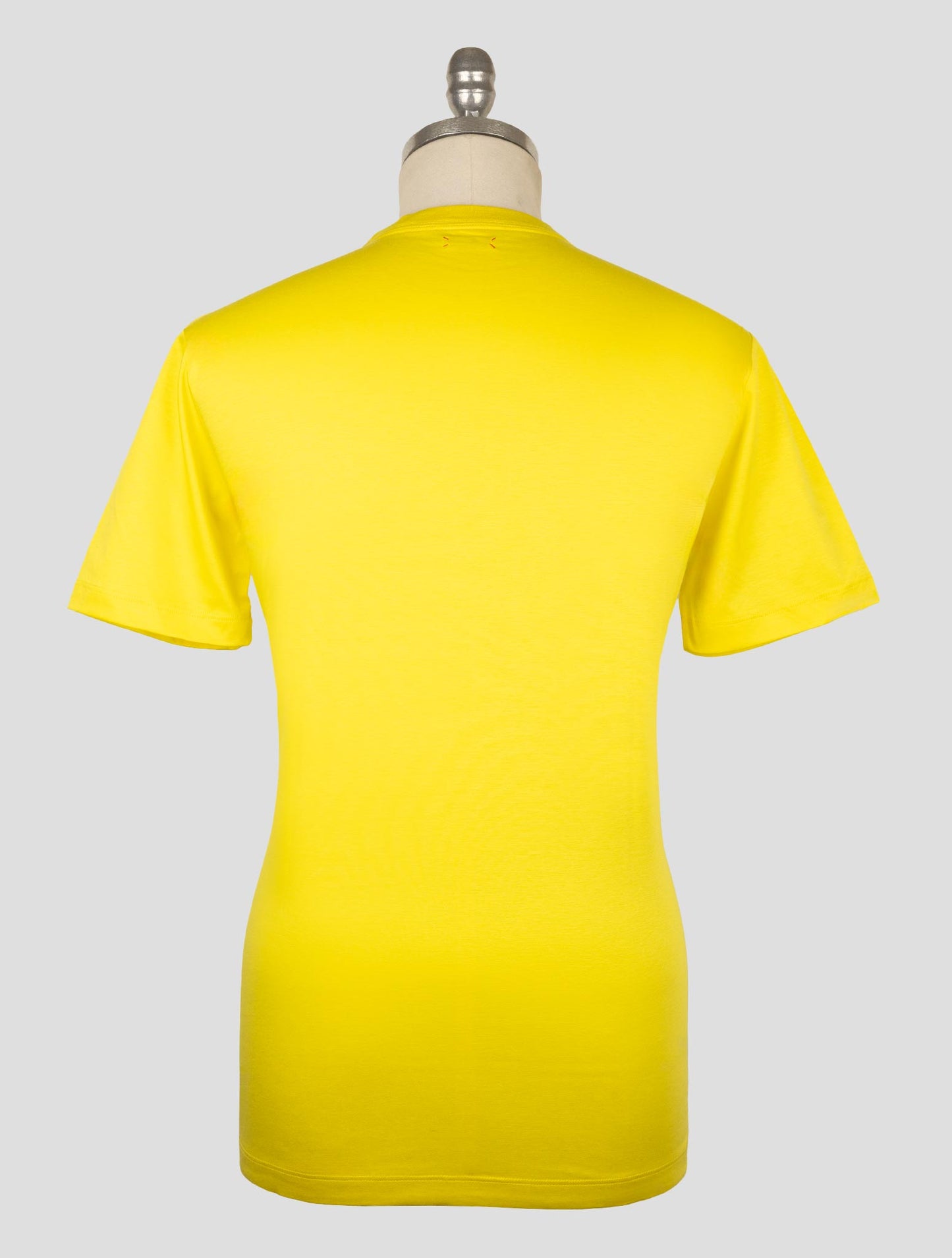 Kiton Yellow Cotton T-Shirt