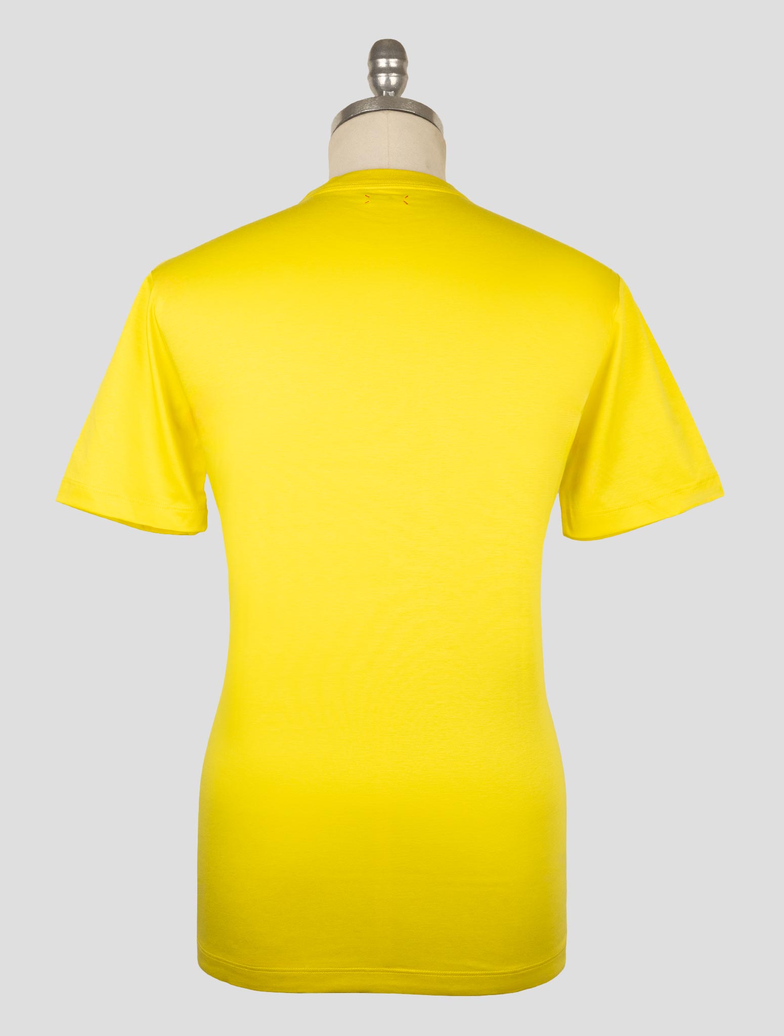 Kiton Yellow Cotton T-Shirt