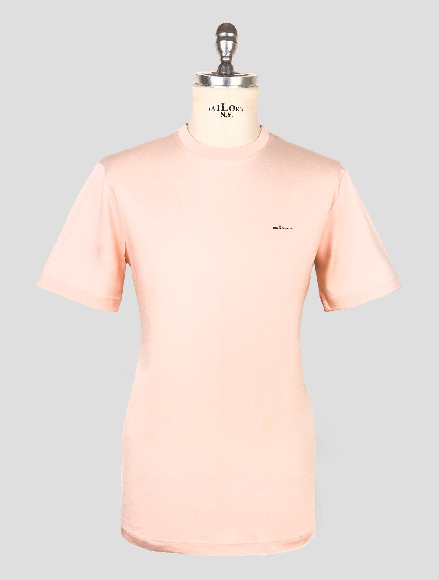 Kiton Pink Cotton T-Shirt