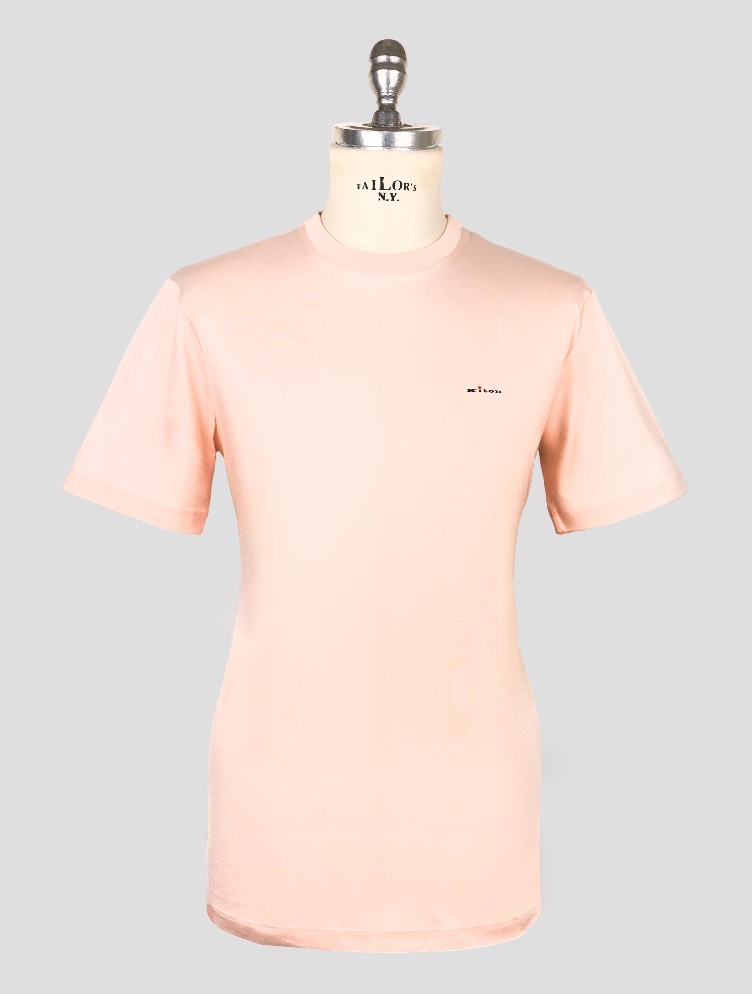 Kiton Pink Cotton T-Shirt