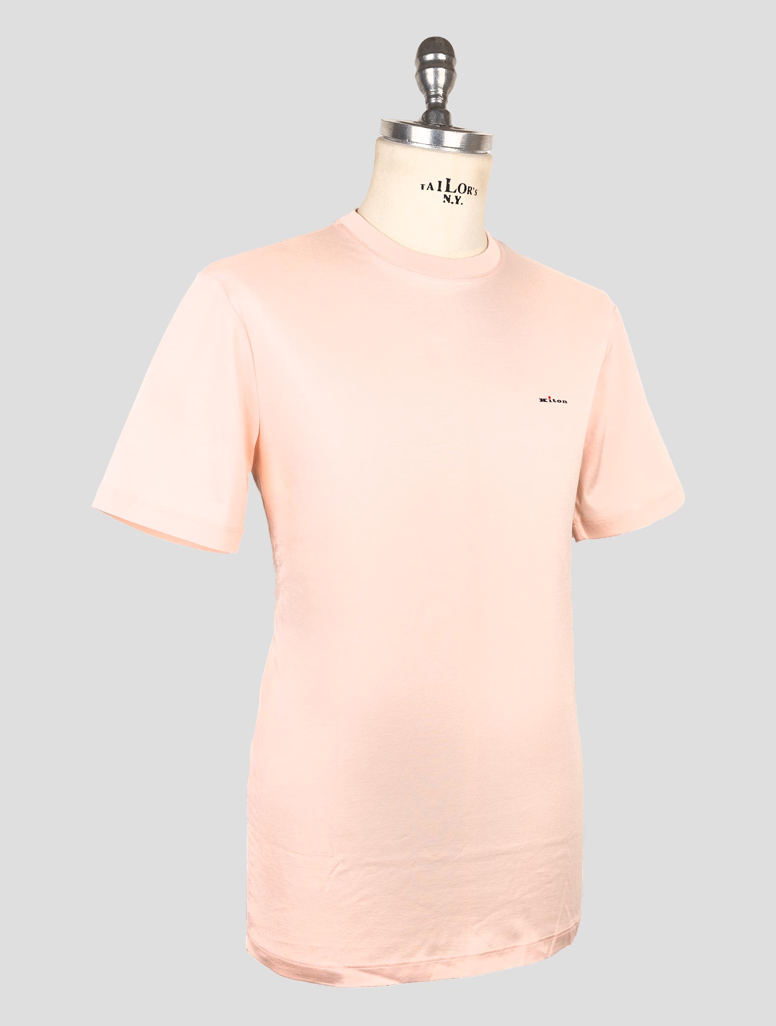 Kiton Pink Cotton T-Shirt