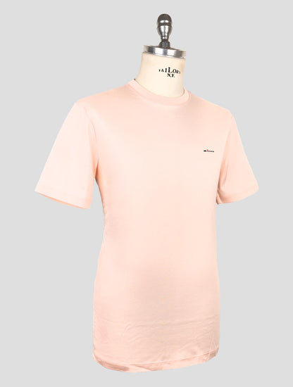 Kiton Pink Cotton T-Shirt