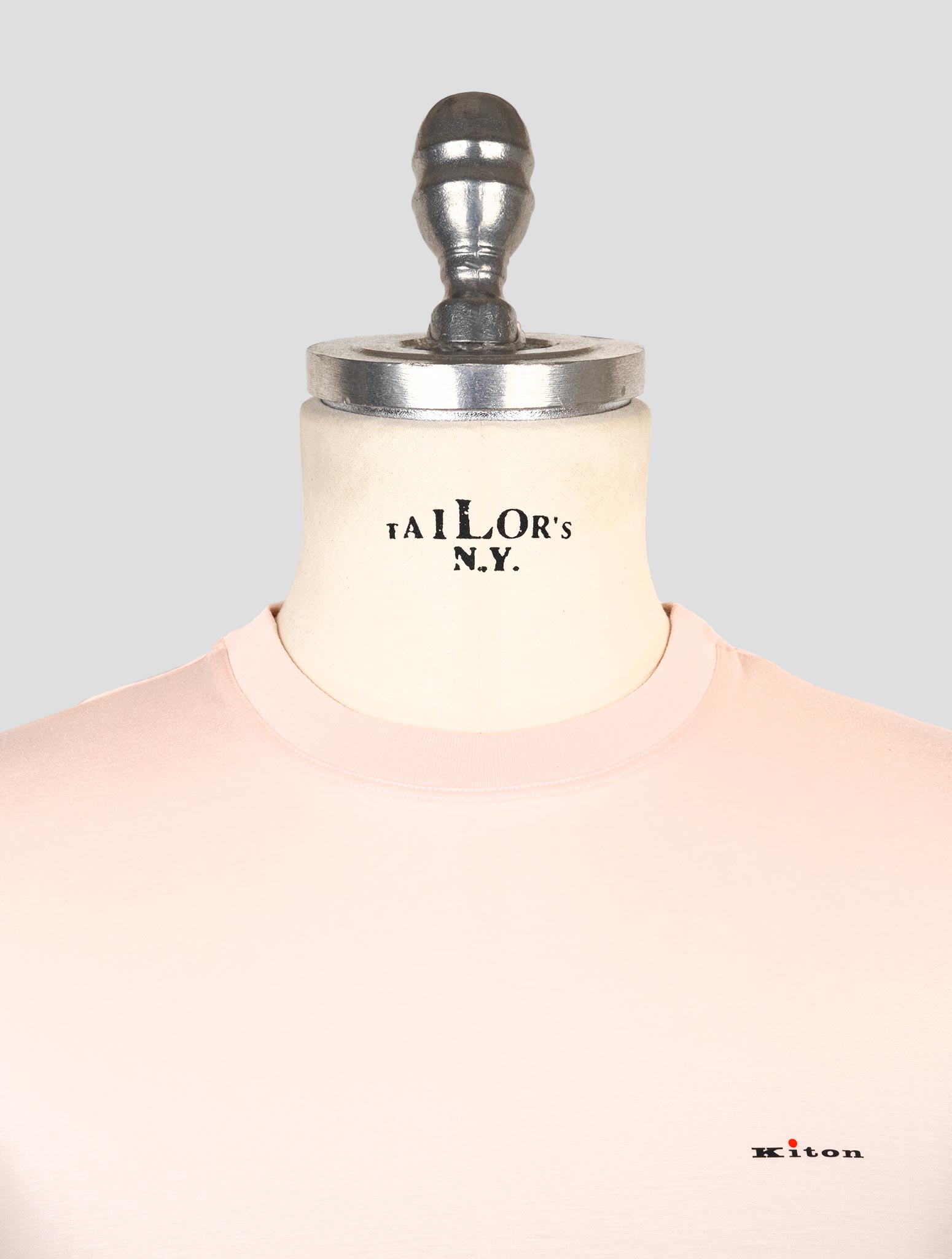 Kiton Pink Cotton T-Shirt