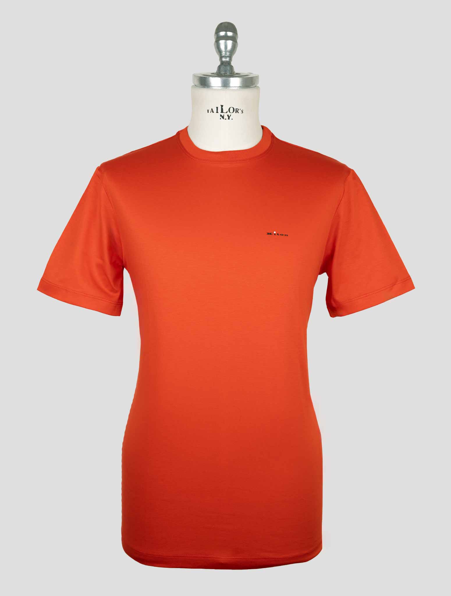 Kiton Red Cotton T-Shirt