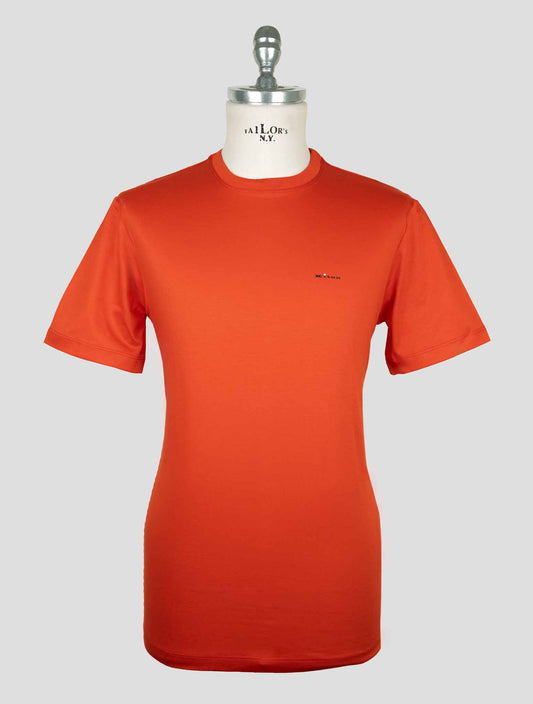 Kiton Red Cotton T-Shirt