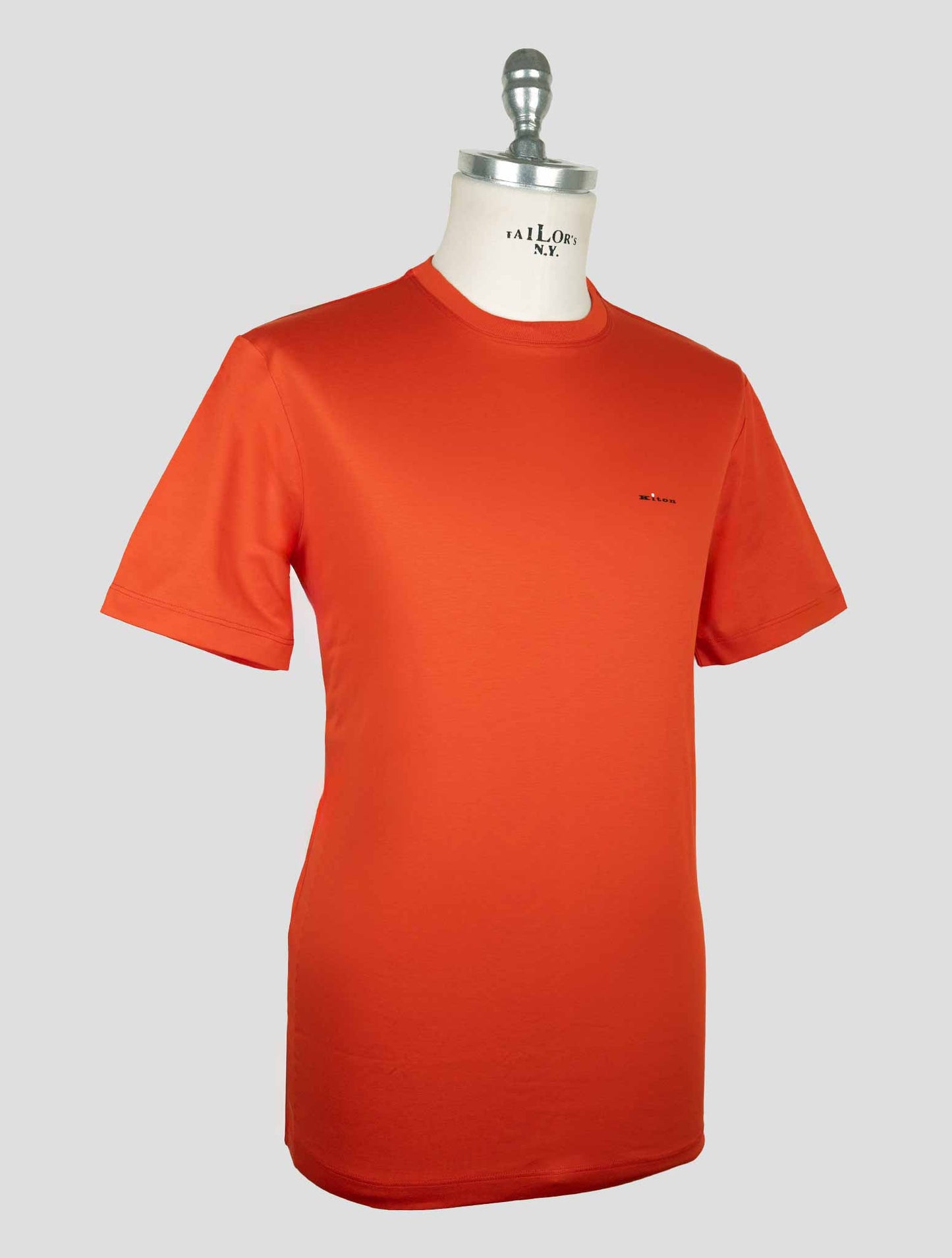 Kiton Red Cotton T-Shirt