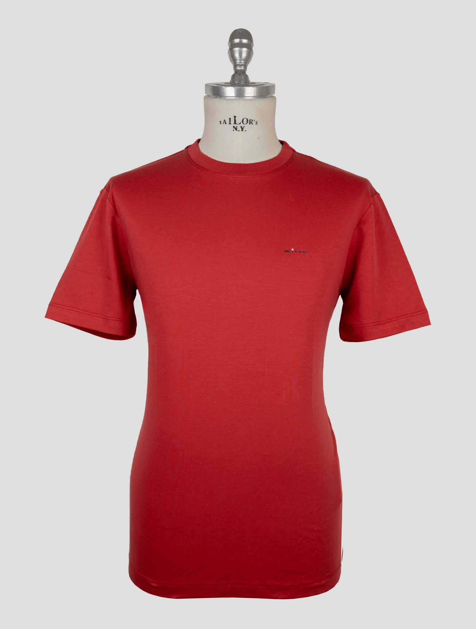 Kiton Red Cotton T-Shirt