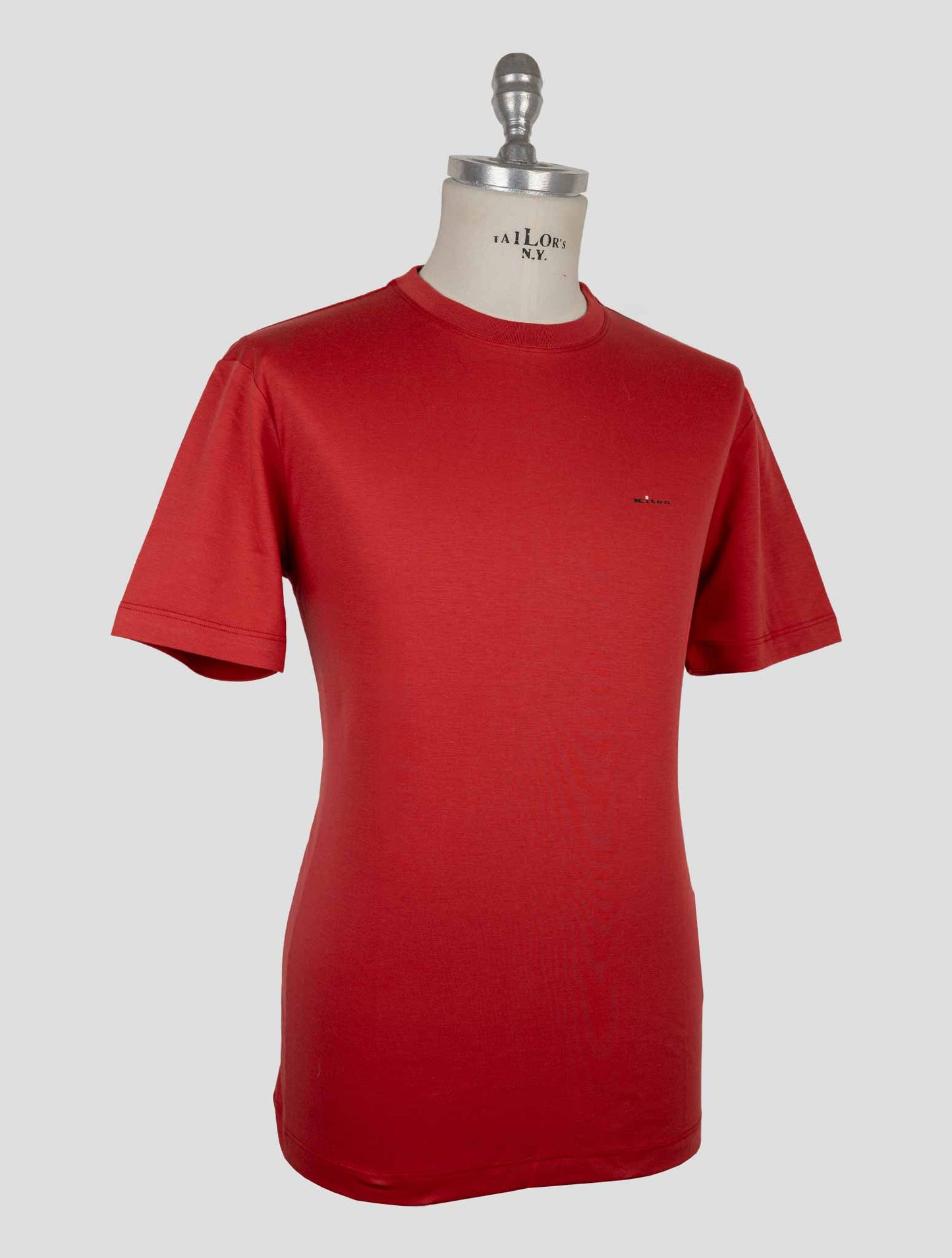 Kiton Red Cotton T-Shirt