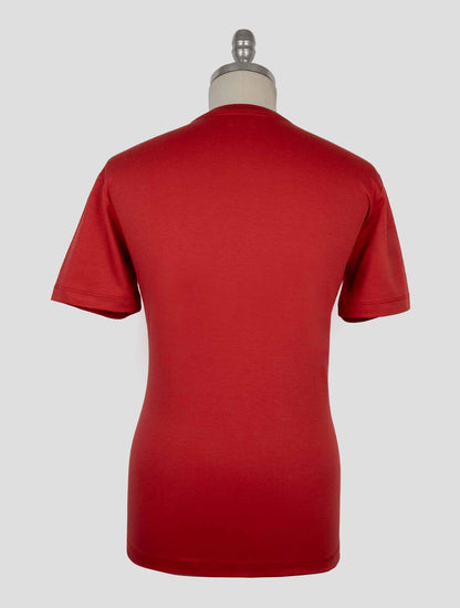 Kiton Red Cotton T-Shirt