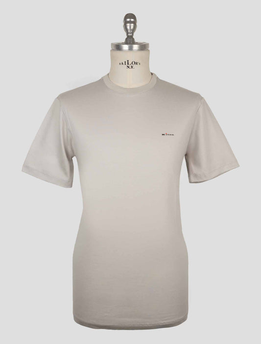 Kiton Gray Cotton T-Shirt