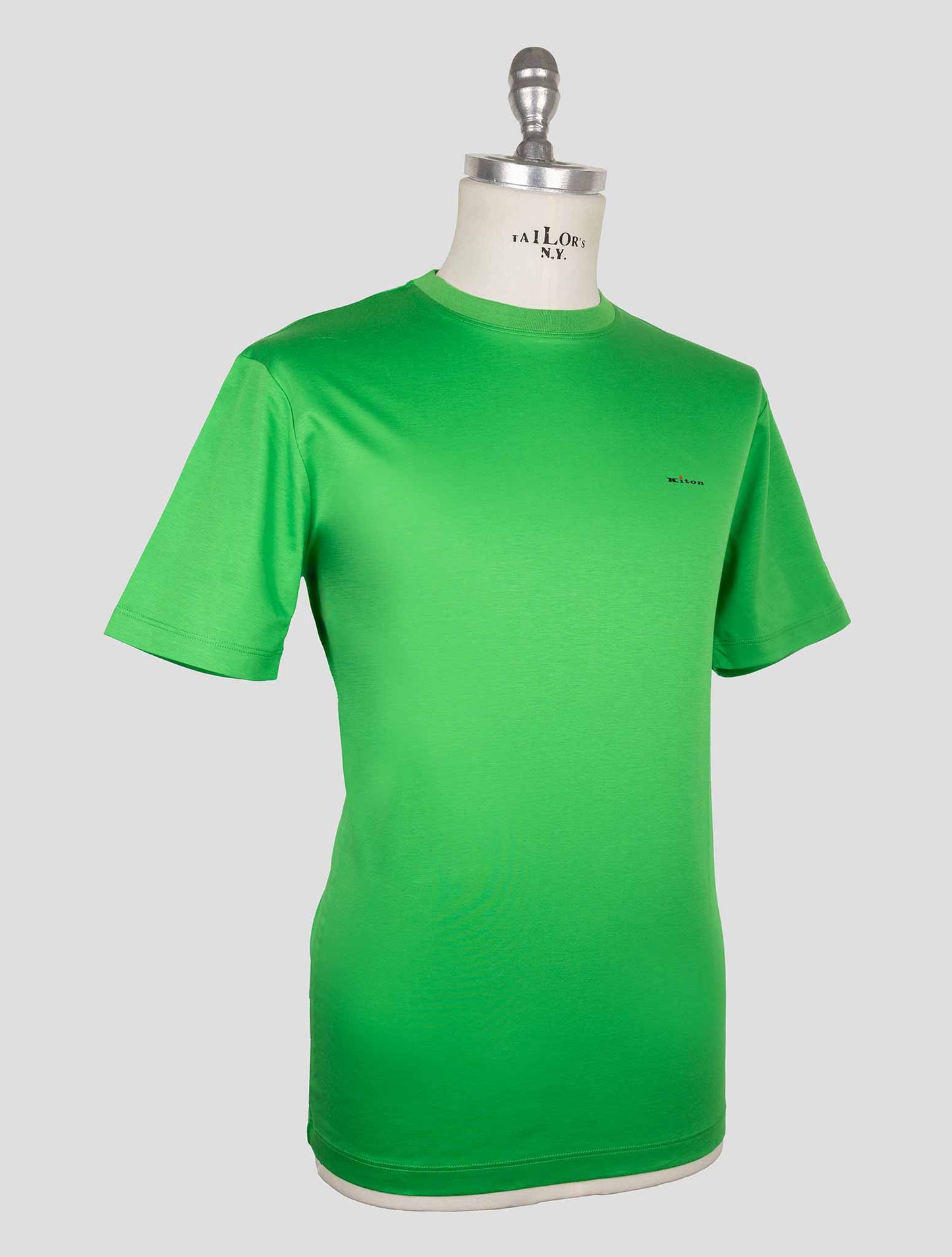 Kiton Green Cotton T-Shirt
