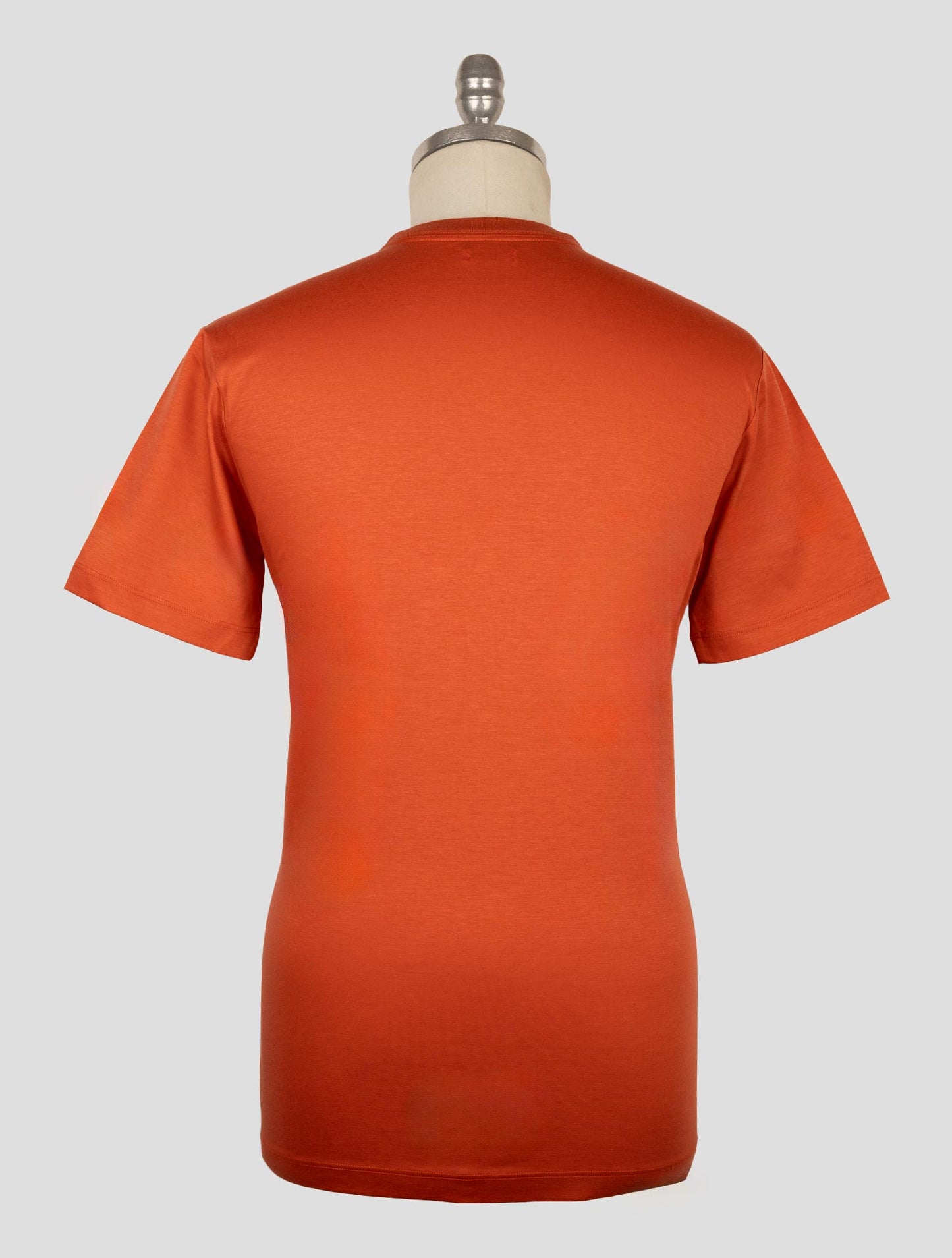 Kiton Orange Cotton T-Shirt