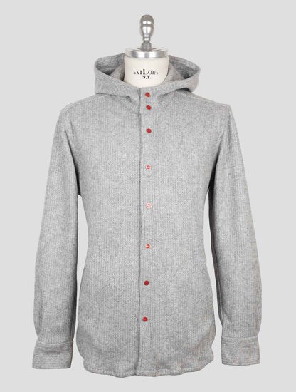 Kiton Gray Wool Pa Shirt Mariano