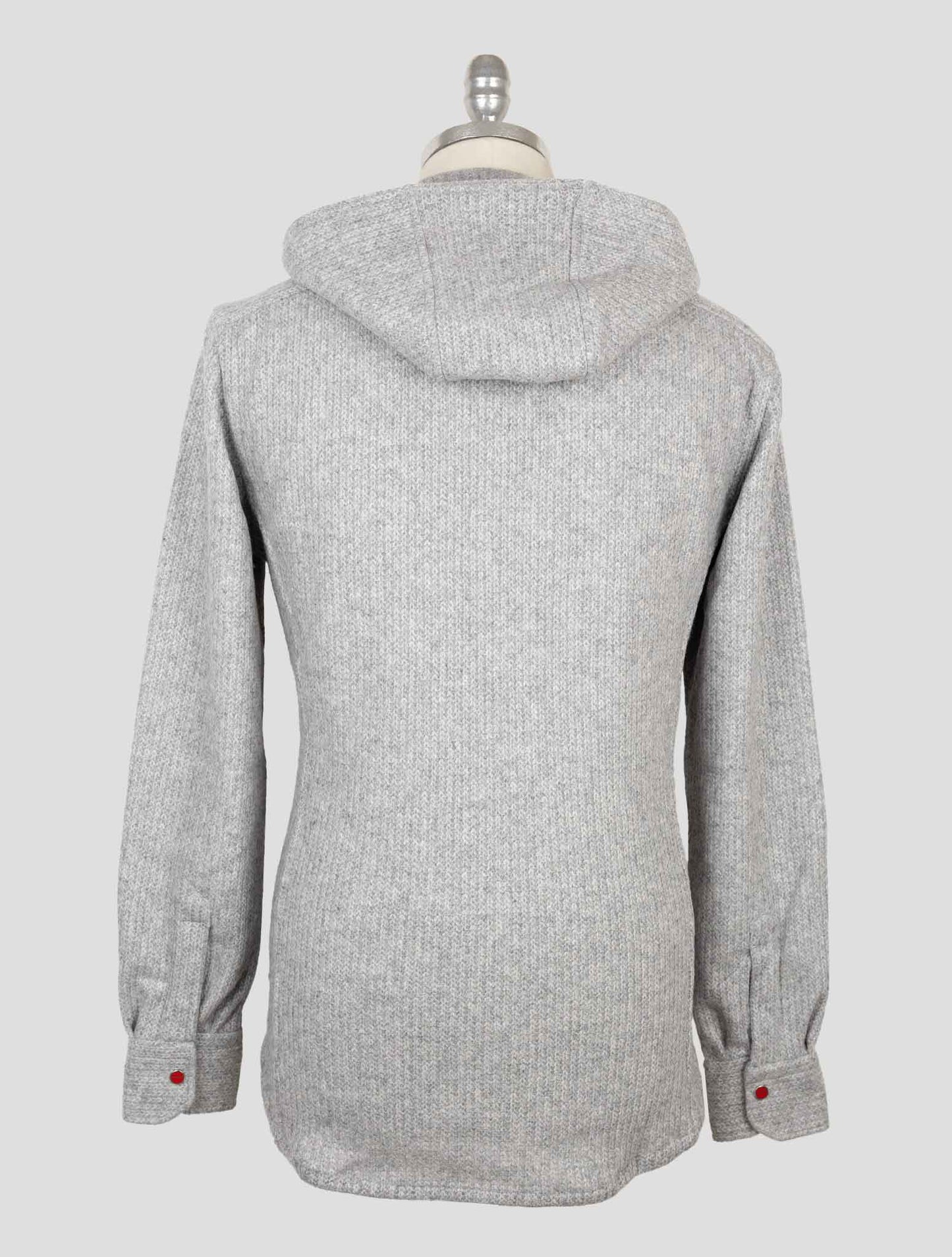 Kiton Gray Wool Pa Shirt Mariano