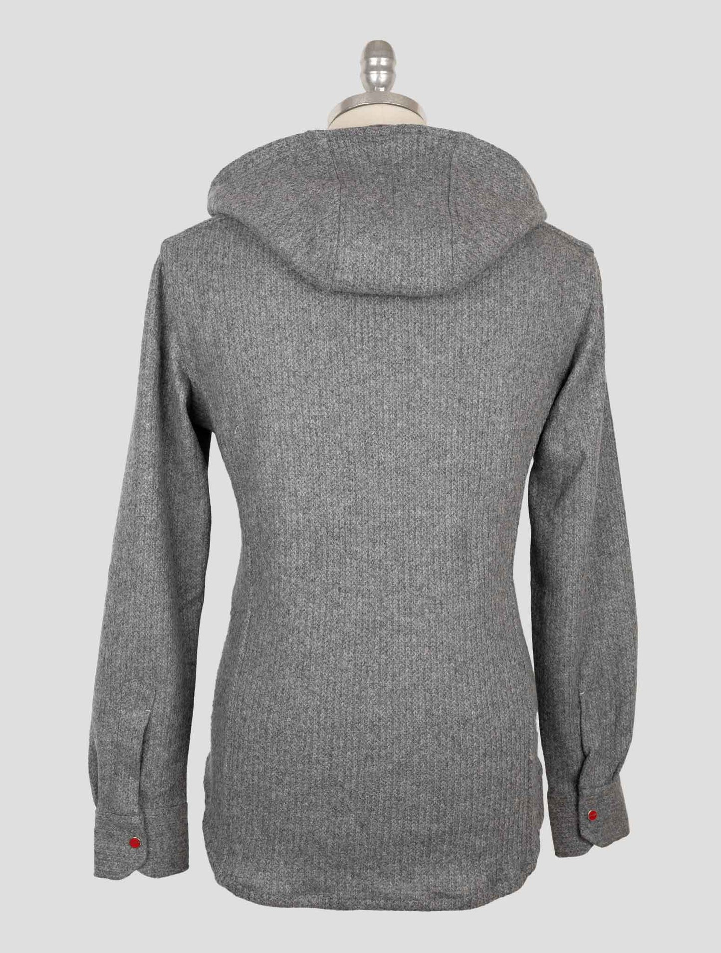 Kiton Gray Wool Pa Shirt Mariano