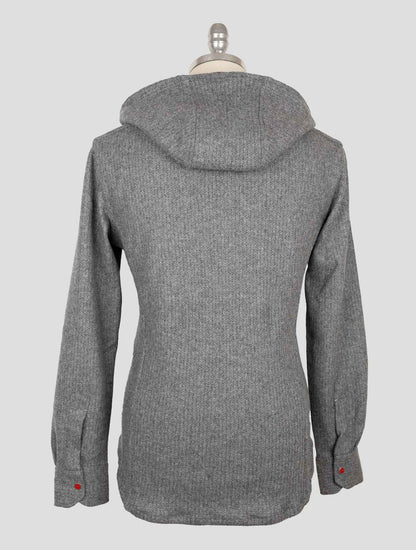 Kiton Gray Wool Pa Shirt Mariano