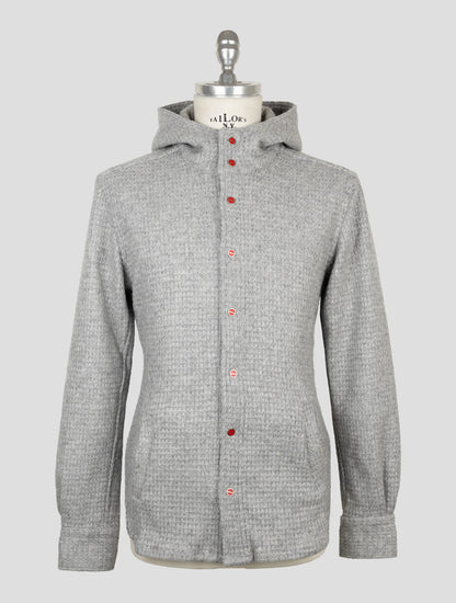 Kiton Gray Wool Pa Shirt Mariano