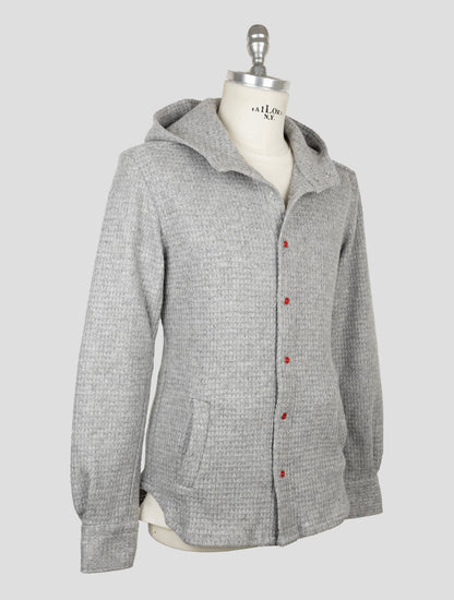 Kiton Gray Wool Pa Shirt Mariano