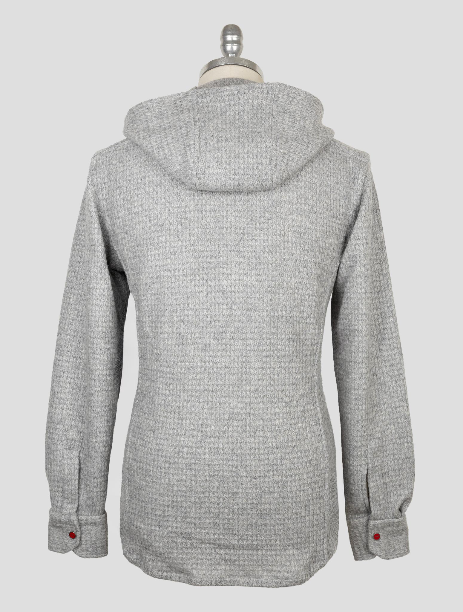 Kiton Gray Wool Pa Shirt Mariano