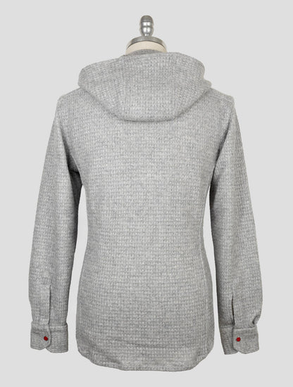 Kiton Gray Wool Pa Shirt Mariano