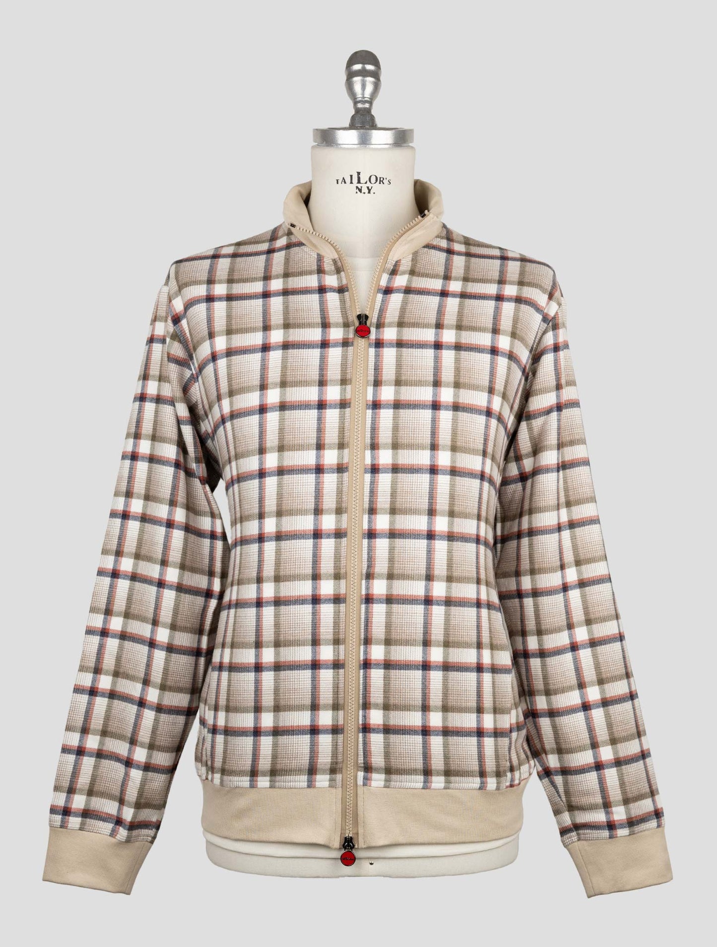 Kiton Multicolor Cotton Coat B-One
