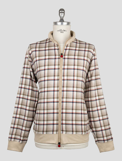 Kiton Multicolor Cotton Coat B-One