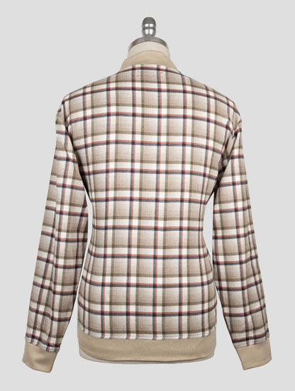 Kiton Multicolor Cotton Coat B-One