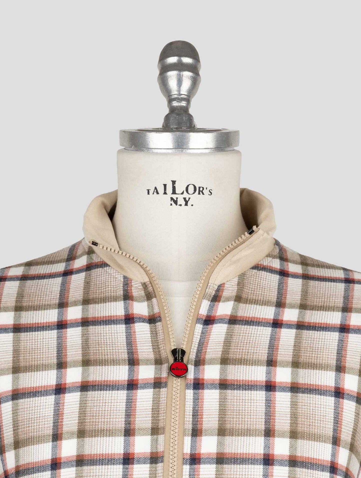 Kiton Multicolor Cotton Coat B-One