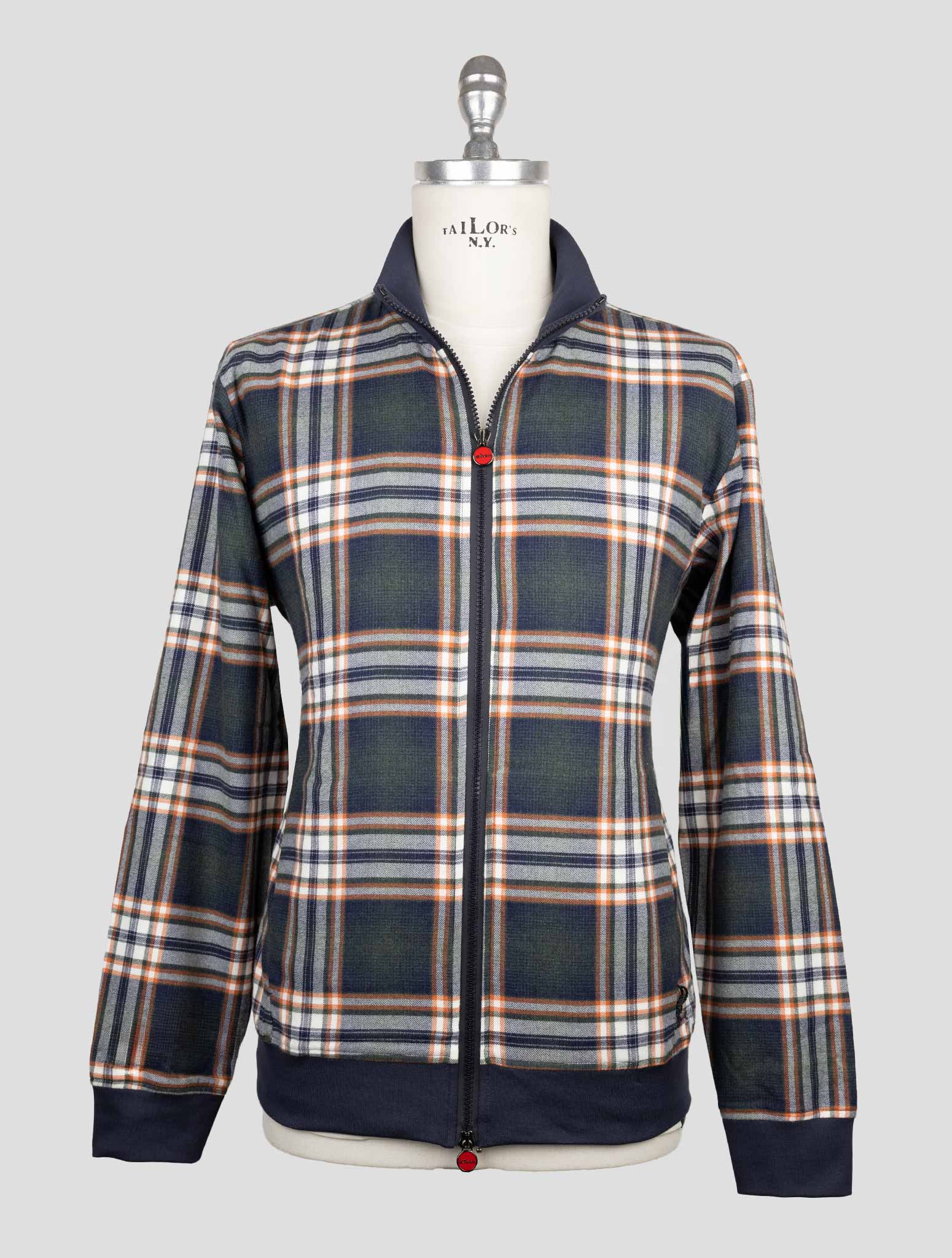 Kiton Multicolor Cotton Coat B-One
