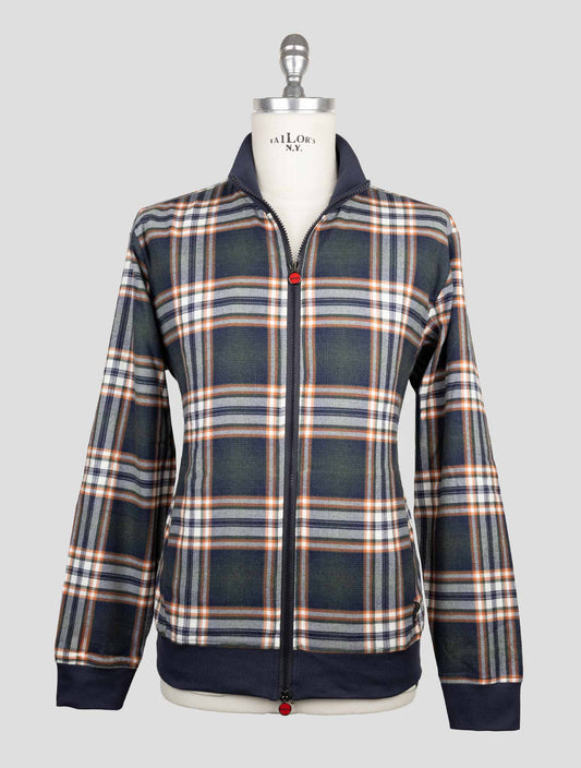 Kiton Multicolor Cotton Coat B-One